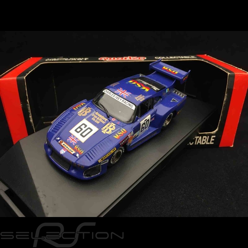 Quartzo Porsche 935 K3 - Modèle 1/43, 24h Du Mans 1981 No 61, Sur Socle Bois