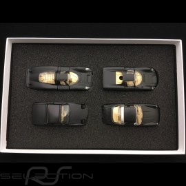 Set Porsche RAK 911 Targa / 914 / 907 / 910 schwarz / Kristall scheinwerfer 1/43 Märklin MAP05001008
