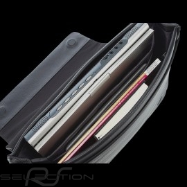 Porsche Tasche Laptop / Messenger Schultertasche schwarze Leder Cervo 2.0 Porsche Design 4090001801