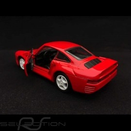 Porsche 959 pull back toy Welly red