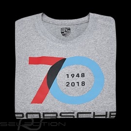 Porsche T-shirt 70 Jahre grau Porsche Design WAP711 - Herren