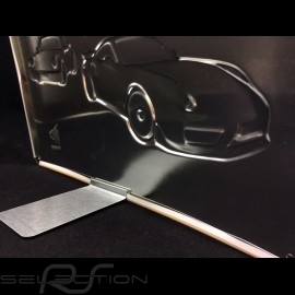 Porsche Kalender 911 Turbo S Exclusive Metall Haltung im Stehen - Perpetual - Porsche Design WAX05000007