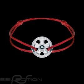 Fuchs Bracelet Sterling Silver red cord Limited Edition 911 pieces
