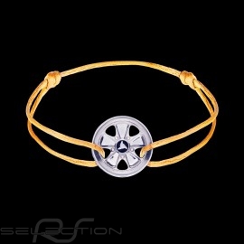 Fuchs Bracelet Sterling Silver yellow cord Limited Edition 911 pieces