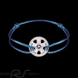 Fuchs Armband Sterling Silber olympia blau Schnur Limitierte Auflage 911 Stück