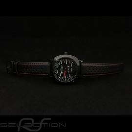 Porsche 911 Automatic Watch 300 km/h speedometer black cushion-shaped case / black dial / white numb