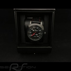 Porsche 911 Automatic Watch 300 km/h speedometer black cushion-shaped case / black dial / white numb