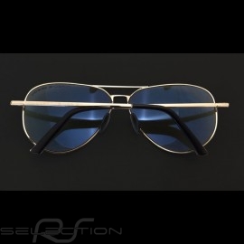 Porsche Sonnenbrille Goldfarben / grün polarisierte Gläser Porsche Design P'8508-A - Unisex