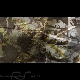 Plakat Porsche Story Ferdinand & Ferry Porsche 84 x 59 cm Kunst von Caroline Llong