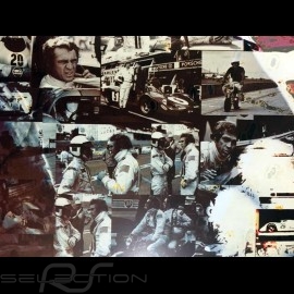 Poster Steve McQueen Le Mans 1970 v1 60 x 84 original art by Caroline Llong