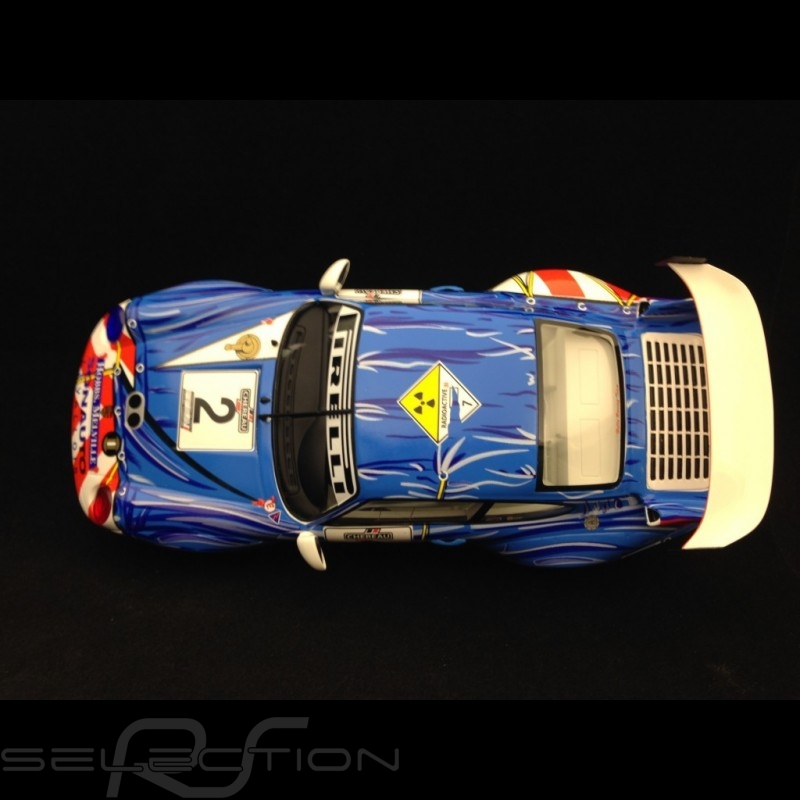 Porsche 911 GT2 Onyx 1/43 N°2 - FFSA GT 1998 Jarier/Laffont - Boîte Plexiglas