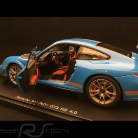 Porsche 911 GT3 RS 4.0 type 997 mark II 2012 Mexico blue 1/18 Autoart 78145
