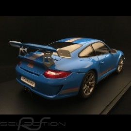 Porsche 911 GT3 RS 4.0 type 997 mark II 2012 Mexico blue 1/18 Autoart 78145