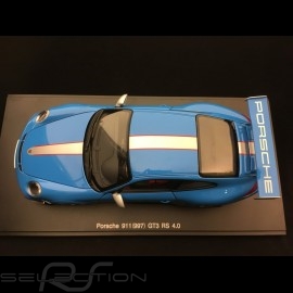 Porsche 911 GT3 RS 4.0 type 997 mark II 2012 Mexico blue 1/18 Autoart 78145