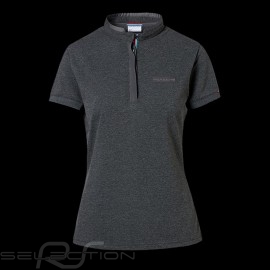 Porsche polo shirt Classic Collection dark grey flecked Porsche Design WAP717K - women
