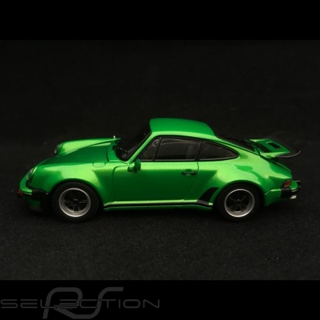 Porsche 911 Turbo 3.0 type 930 1975 green metallic 1/43 Kyosho