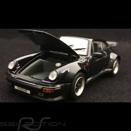 Porsche 911 Turbo 3.3 type 930 1989 dunkelblau 1/43 Kyosho 05525DB