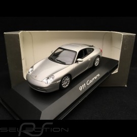 Porsche 911 Carrera 996 mkII 2002 silver grey  1/43 Minichamps WAP02007712