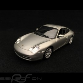 Porsche 911 Carrera 996 mkII 2002 silver grey  1/43 Minichamps WAP02007712