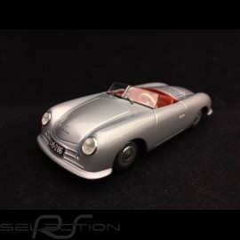 Porsche 356 n° 1 roadster 1948 silbergrau 70 Jahre 1/43 Minichamps MAP02000118