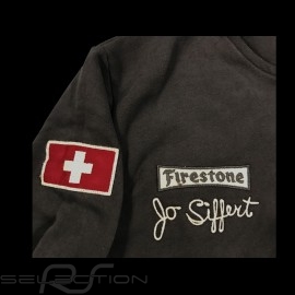 Hoodie Kapuzenjacke Jo Siffert Carbon grau - Herren