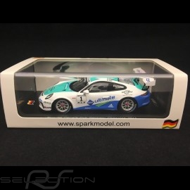 Porsche 911 GT3 Cup type 991 n° 1 winner Carrera Cup 2017 Germany 1/43 Spark SG262