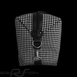 Porsche Luggage big travel bag 911 classic Pepita houndstooth / black leather