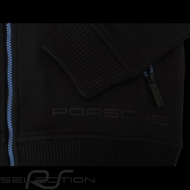 Porsche Hoodie Jacke Metropolitan Collection schwarz / blau - Herren