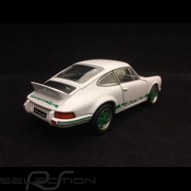 Porsche 911 Carrera RS 2.7 Spielzeug Reibung Welly weiß / grün