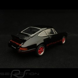 Porsche 911 Carrera RS 2.7 pull back toy Welly black / red