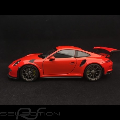 Porsche 911 type 991 GT3 RS 2016 lava orange 1/24 Welly MAP02485317 ...