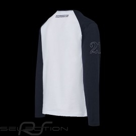 Porsche long sleeves shirt Martini Collection white / blue Porsche WAP553 - men