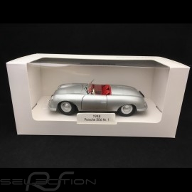 Porsche 356 n° 1 1948 silbergrau 1/24 Welly MAP02435618