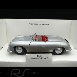 Porsche 356 n° 1 1948 silbergrau 1/24 Welly MAP02435618