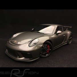 Porsche 911 GT3 type 991 mk II 2018 agate grey metallic 1/18 Minichamps 113067034