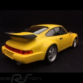 Porsche 911 type 964 Turbo 1990 speed yellow 1/18 Minichamps 155069100