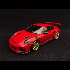 Porsche 911 GT3 RS type 991 Pack Weissach 2018 guards red 1/43 Spark WAX02020084