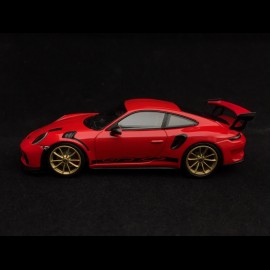 Porsche 911 GT3 RS type 991 Pack Weissach 2018 guards red 1/43 Spark WAX02020084