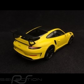 Porsche 911 GT3 RS type 991 Pack Weissach 2018 racing yellow / black 1/43 Minichamps WAX02020085