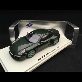 Porsche 911 type 991 Ruf RT 35 Anniversary 2012 green metallic 1/43 Spark S2177