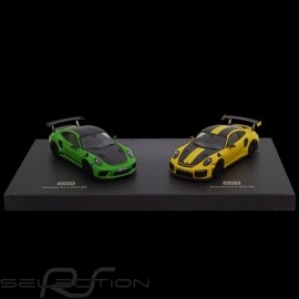 Set Porsche 911 GT3 RS / 911 GT2 RS Nürburgring Rekord 1/43 Minichams WAX02020087