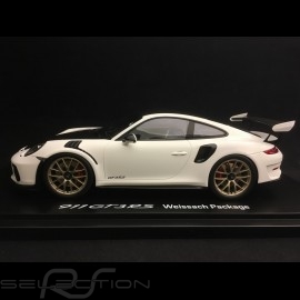 Porsche 911 GT3 RS type 991 Mark II Pack Weissach 2018 weiß / schwarz 1/18 Spark WAP0211690K