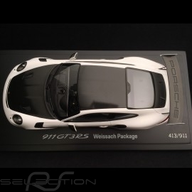 Porsche 911 GT3 RS type 991 Mark II Pack Weissach 2018 weiß / schwarz 1/18 Spark WAP0211690K