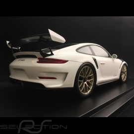 Porsche 911 GT3 RS type 991 Mark II Pack Weissach 2018 weiß / schwarz 1/18 Spark WAP0211690K