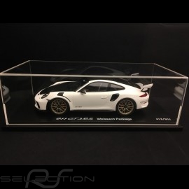 Porsche 911 GT3 RS type 991 Mark II Pack Weissach 2018 weiß / schwarz 1/18 Spark WAP0211690K