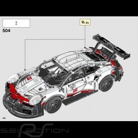 Porsche 911 type 991 GT3 RSR Motorsport Lego Technic 42096