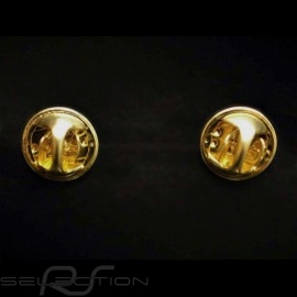 Crest button Porsche Carrera gold