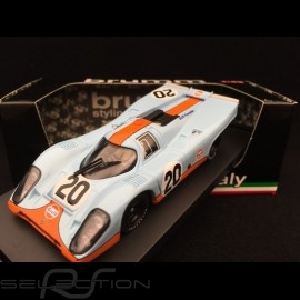 Porsche 917 K Le Mans 1970 n° 20 Gulf 1/43 Brumm R493