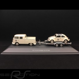 Set VW T1 mit Anhänger und VW Käfer Nr. 53 Herbie 1/43 Schuco 450374200