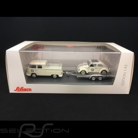 Set VW T1 mit Anhänger und VW Käfer Nr. 53 Herbie 1/43 Schuco 450374200